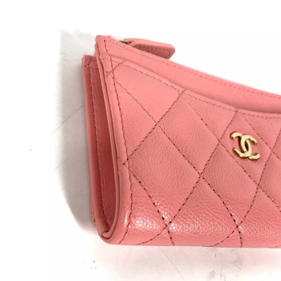 CHANEL Matelasse CC Mark Fragment Case zipper wallet case purse Unused - Picture 9 of 12